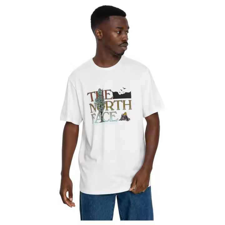 Camiseta de Manga Corta The North Face Graphic para hombre en color blanco - 1