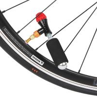 Adaptador De Válvula De Bicicleta Para Inflador De Aire Y CO2 Compatible Con Presta Y Schrader Inflador Rápido Para Bicicleta - details 2