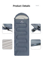 Bolsa De Dormir Naturehike Y150 Ultraligera De Algodón Para Acampar Al Aire Libre Y Viajes Camping Hogar Deportes Al Aire Libre - details 9