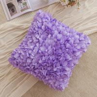 Funda de almohada con flores de hortensia tridimensionales hecha a mano, ligera y de lujo, para sofá, balcón, ventanal, cojín de noche - details 6