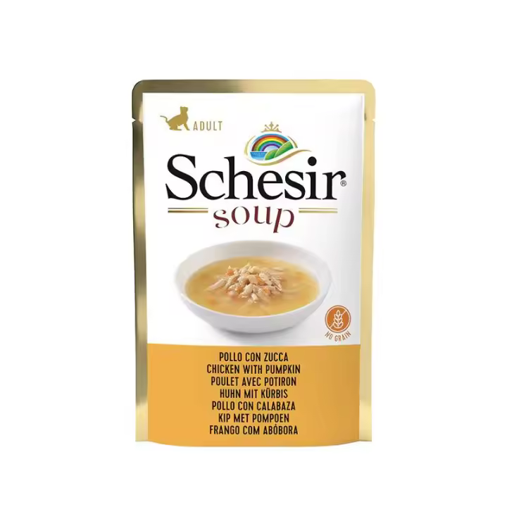 Schesir Sopa de Pollo con calabaza 20x85 gr - 1