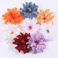 3/5/10Pcs Cabezas De Flores Artificiales De Seda Dahlia Para Boda Decoración Del Hogar DIY Corona Regalo Caja Scrapbooking Artesanía Flor Falsa - details 0