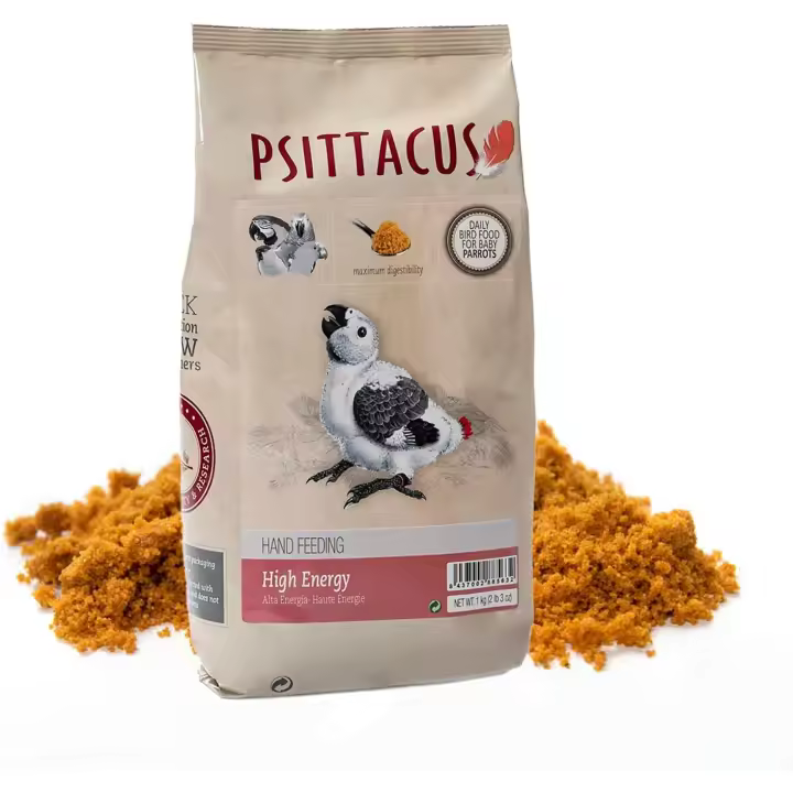 Psittacus Papilla Alta Energía 1kg para Loro Gris - 1