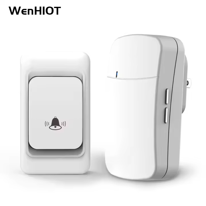 Interfono Inalámbrico Para Puerta IP65 Impermeable Kit De Campana Con Interruptor Remoto Compatible Con Enchufes EU UK US Para Jardín De Casa - 1