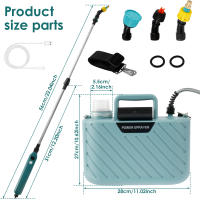 5L Rojelladora Eléctrica Con Luz Y Correa Para Jardín Y Paisajismo Recargable Por USB 2000/2400mAh Control De Malezas Y Riego De Pesticidas - details 3