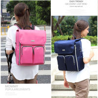 Bolso De Diaper Multifuncional Para Bebé Insular Elegante Bolsa De Camarón Para Mamá Viaje Cambio Con Carrito De Manos Para Mujer Tamaño Medio - details 18