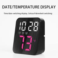 Reloj De Alarma Digital LED Para Escritorio Con Pantalla Retroiluminada Y Mostrador De Temperatura Para Hogar Y Oficina - details 3
