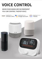 Termostato Inteligente Wifi Tuya Para Casa Con Control Digital De Temperatura Para Calefacción De Agua Y Gas Compatible Con Alexa Y Google Home - details 2