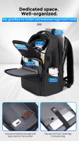Mochila De Negocios FENRUIEN Para Hombres Con Carga USB Impermeable 35L Multibolsillos Para Viajes Y Computadora - details 4