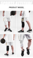 Manguito De Compresión Para Rodilla Con Esponja De Cabeza De Abeja Soporte Deportivo Para Baloncesto Y Voleibol Protección Y Alivio Del Dolor Para Fitness - details 11