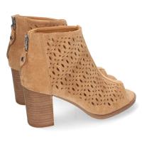 PuntoSalao Botines de tacón con calados mujer color kaki - details 2