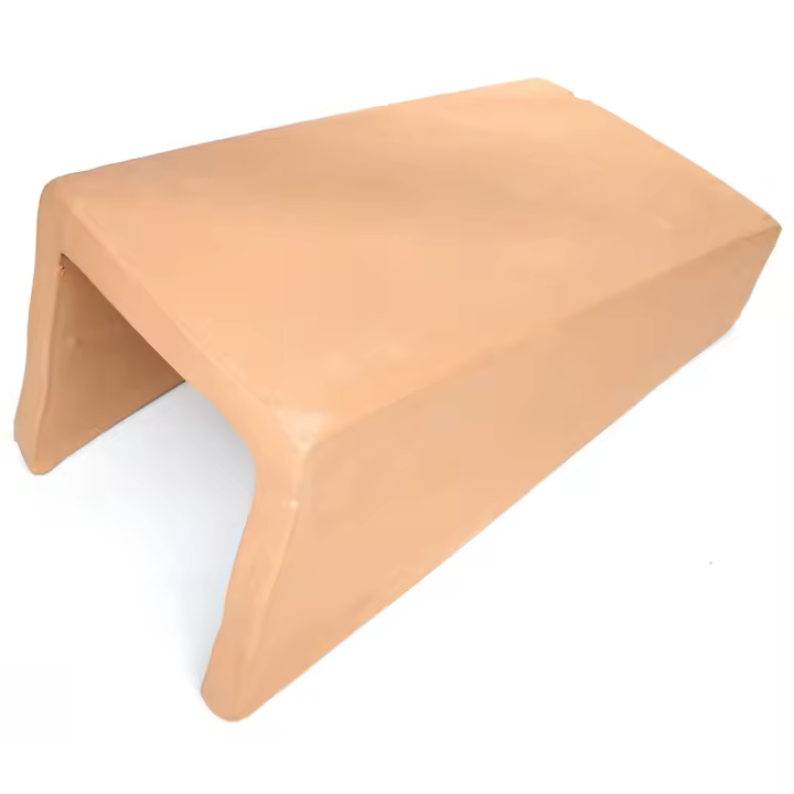 Aplique artesanal de pared para colgar de barro natural exterior e interior 21x12x10cm - 1