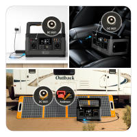 Flashfish P63 Estación de energía portátil,  520Wh/140400mAh generador solar con batería de litio, salida 500W AC, 5 salidas DC, 4 salidas USB, salida máxima de 1000W, para viajes al aire libre, camping y hogar - details 5