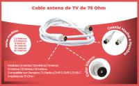 Banner - Cable antena de TV de 75 Ohm