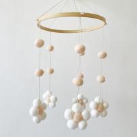 Campana De Viento De Peluche Nórdica Con Flor Para Habitación De Niños Tienda De Ropa Infantil Decoración De Habitación Para Bebés - details 1