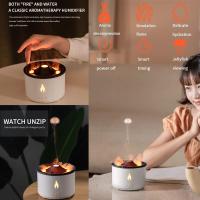 Humidificador Ultrasónico Volcán con Difusor de Aceite Esencial de Aromaterapia y Luz de Llama - 3 Temporizadores y Atmósfera - details 3