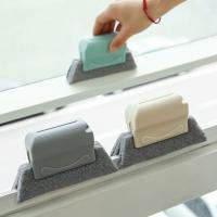 Cepillo De Limpieza Para Ralladuras De Ventanas Y Puertas Herramienta De Limpieza De Trax De Acero Inoxidable Ligero Y Duradero - details 0