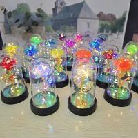 Luz De Noche Rosada Realista Luz LED De Simulación De Rosa Para Fiesta Y Decoración De Interior Regalo Ideal Para Día De San Valentín - details 3