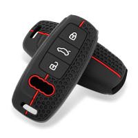 Funda De Llave De Coche En Silicona Para Audi A3 A4 B9 A6 A7 4K A8 E-tron Q5 Q8 C8 D5 SQ8 Accesorios De Protección - details 4