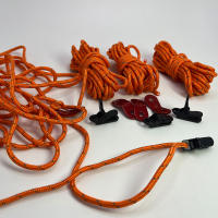 10 Pcs Abrazaderas De Toldo Clips De Tela Para Acampar Y Supervivencia Con 4 Pcs De Cuerda De Viento De 4 M Abrazaderas De Ganchillo Para Estirar El Toldo - details 4