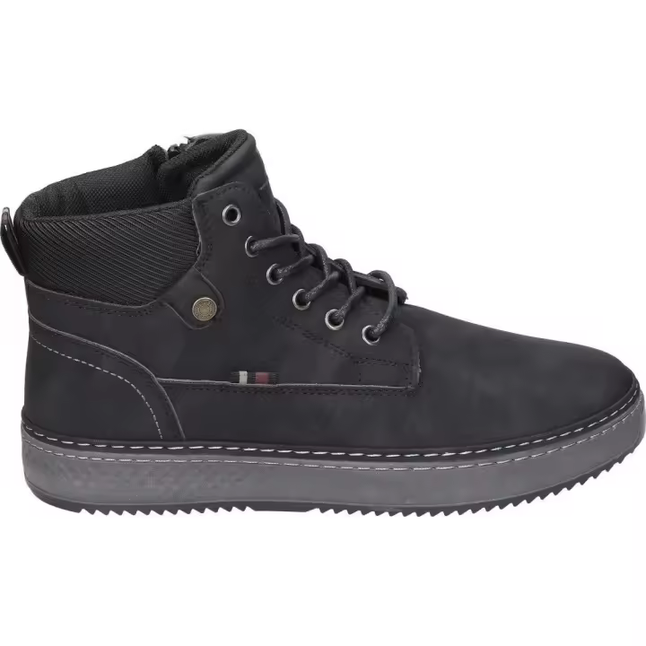 REFRESH | Botas Casual Refresh para Hombre – Botas Cómodas en Color Negro – Botines con Cordones – Estilo Casual – Cómodos y Ligeros – Versátiles – Combinables – Modelo 172286 - 1