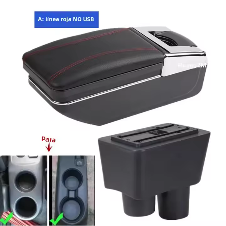 Caja De Reposabrazos Para Nissan Almera Y Versa Con Portacopas Y Almacenamiento Accesorios De Interiores Específicos Para Retrofits - 1