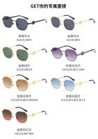 Gafas De Sol Retro Para Mujer Y Hombre Montura Metálica Estilizada Vintage Multifacética Estilo Moda Gafas De Ciclismo - details 7