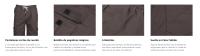 Pantalones Cortos Hombre Verano Casual Fashion Bermudas Cargo Shorts con 4 Bolsos Casual Original Color sólido Ajuste Vintage Pantalón Trabajo con Cordón Ajustable Running Correr Playa - details 1