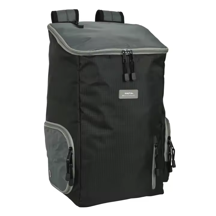 Mochila Safta Multisports Negro Gris Deportivo 28 x 50 x 22 cm - 1