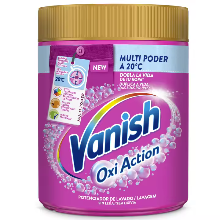 Vanish Oxi Advance Quitamanchas para la ropa, elimina olores, potenciador de Lavado en polvo - 400 gr - 1