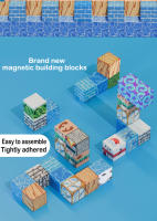 Juego De Bloques Magnéticos 3D Para Niños Y Niñas Modelo Arquitectónico DIY Juguetes STEM Regalos De Navidad Con 54-150 Piezas - details 2