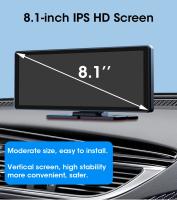 Cámara De Coche Dual Lente 8.1 Pulgadas 2.5K DVR Con Wireless CarPlay Android Auto Navegación GPS Bluetooth DVR De Dash Cámara - details 9