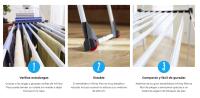 Vileda | Tendedero Extensible Infinity Flex | Alas laterales y varillas gruesas extensibles | Montaje súper fácil y rápido | Hasta 30 metros de longitud de tendido. - details 1