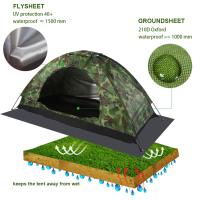 Carpa De Camping Y Senderismo Para Una Persona Con Protección UV Y Impermeabilidad Camuflaje Ideal Para Exteriores - details 2