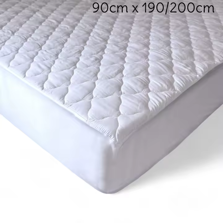 Protector de colchón acolchado Samborella impermeable, transpirable, no da calor, no produce ruidos, lavable, resistente y ajustable - 1