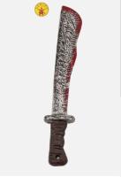 Rubies Machete de plástico de carnaval 43 cm ensangrentado - details 2
