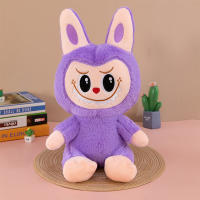 Muñeco De Peluche Labubu Juguete De Dibujos Animados Lindo Y Suave Regalo De Cumpleaños Para Niños Periferia Anime Juguetes Para Todas Las Edades - details 2