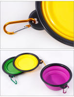 Tazón De Perro Plegable Y Portátil De Silicona Collapsible 350ML Alimentador De Alimentos Para Mascotas Para Viajes Al Aire Libre Y Perros Pequeños - details 12