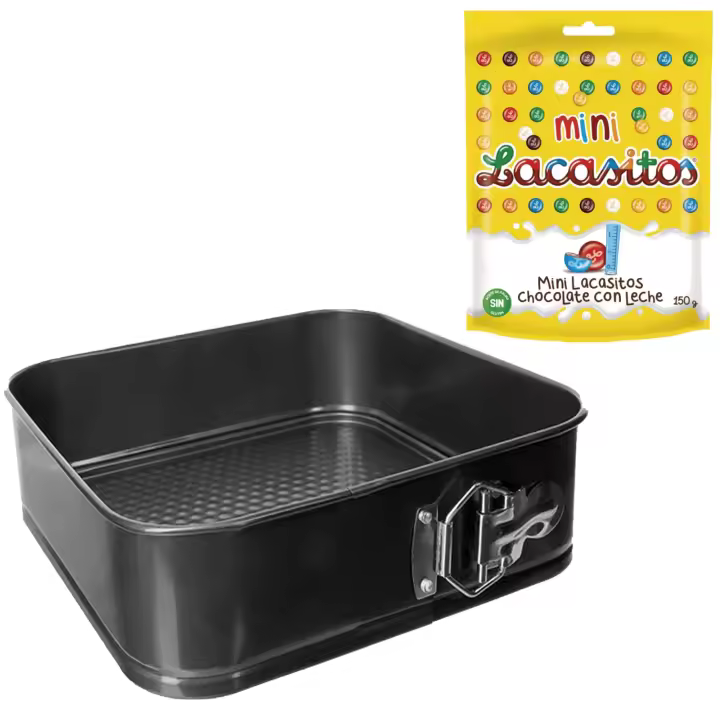 Pack repostería:LACASITOS MINI DOYPACK 150G+Molde cuadrado extraíble - 1