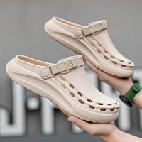 Sandalias Masculinas De Color Sólido EVA Para La Playa Y Viajes Ligeros Y De Secado Rápido Zapatos Casuales Para Hombres - details 16