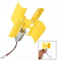 Mini generador de turbinas eólicas verticales, motor generador de Viento, modelo de turbina Eólica DIY - details 0