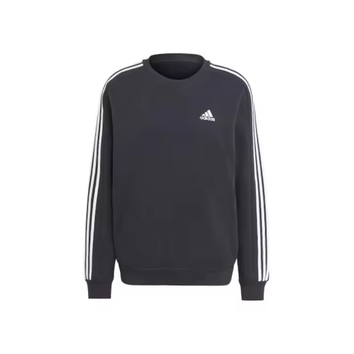 Sudaderas ADIDAS ESSENTIALS 2 STRIPES FLEECE SWEARTSHIRT IB4027 Negro - 1