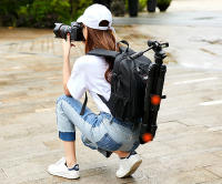 Mochila De Hombros Impermeable Para Fotografía Con Trípode De Video Gran Capacidad Para Cámara DSLR Canon Nikon Sony Pentax Incluye Cubierta De Lluvia - details 18
