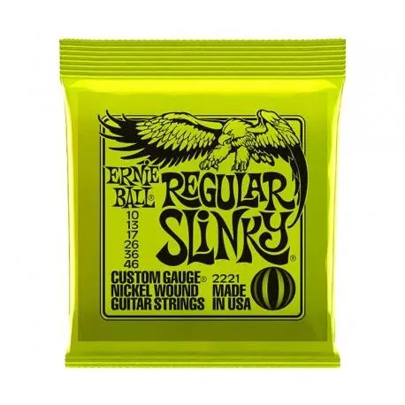 cuerdas guitarra eléctrica Ernie Ball Regular Slinky 10-46 PACK DE 3 juegos de - 1