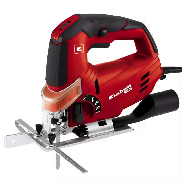 Sierra de Calar Einhell TC-JS 85 - Potente Motor de 620 W - Corte en ángulo de 45° - 1