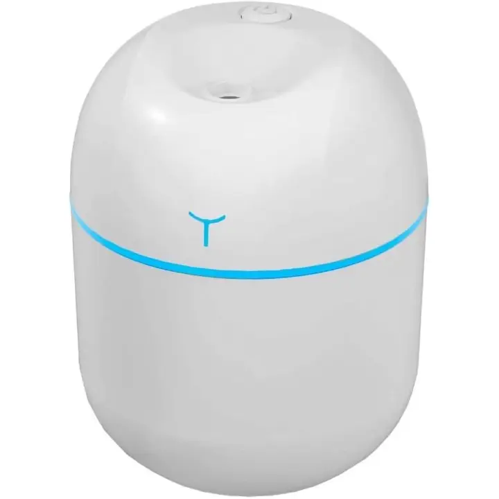 Humidificador silencioso de 200 ml, 2 modos de pulverización, portátil, blanco - 1