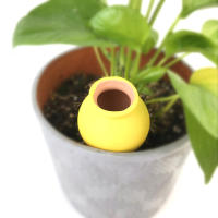 1Pc Sistema De Riego Automático De Cerámica Portátil Para Cultivo De Macetas Dispositivo De Agujero Para Verter Y Medir El Agua - details 3