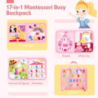Juguete Educativo Para Bebés Montessori Con Botones Tablero De Actividades Para Niños Pequeños Fomenta Los Habilidades De Mano-Ojo Y Aprendizaje Viajero - details 1