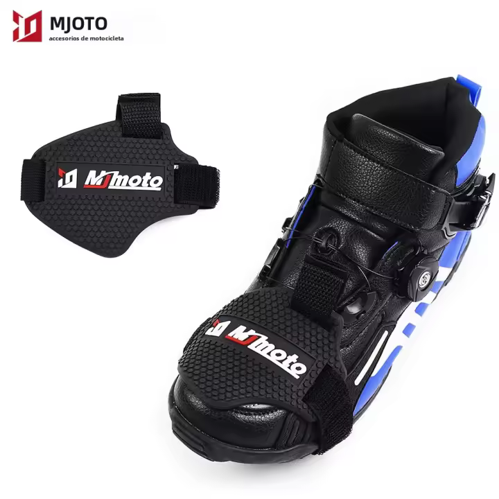 Cubierta De Zapato Para Motocicleta Protección De Enganche Ajustable Duradera Antideslizante Con Banda Elástica Para Adultos - 1