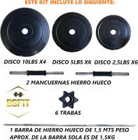 Mancuernas Ajustables para Entrenamiento en Casa, Kit Mancuernas Tipo Dumbbell Set con Pesas Ajustables, Pesas y Mancuernas para Pesos Fitness, Ideal para Musculación - details 0